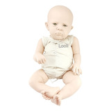 Kit Bebê Reborn Molde Cameron Com Corpinho De Tecido 