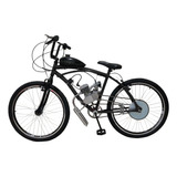 Bicicleta Motorizada Motor 80cc Freio A Disco E Suspensão