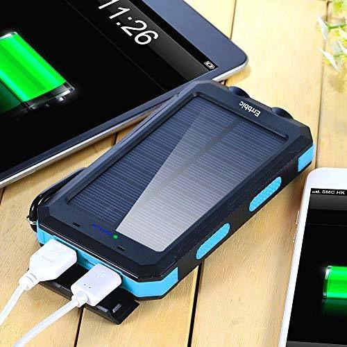 Cargador Portatil De Bateria Solar De 200 Mah Impermeable