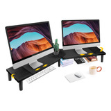 Soporte Elevador De Monitor Doble Para Escritorio, Elevador