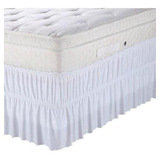 Saia De Cama Box Milão Tamanho Queen Branco