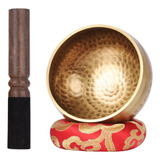 Cuenco Tibetano Percusión Dorado 8.5 Cm