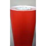 Envelopamento Vinil Vermelho Fosco Automotivo C/ 1,22m X 25m