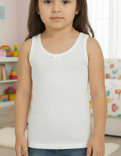 Pack 3 Camiseta Ropa Interior Niña 100% Algodon Del Rey | MercadoLibre