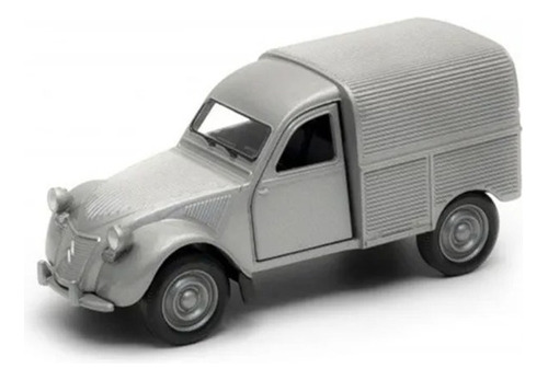 Citroen 2cv Fourgonnette Welly 1:34 Vehiculo Coleccion