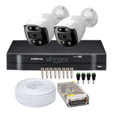 Kit Cftv 2 Câmeras Segurança Intelbras Residencial