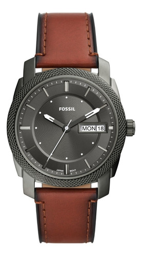 Reloj Hombre Fossil Machine De Piel Cc