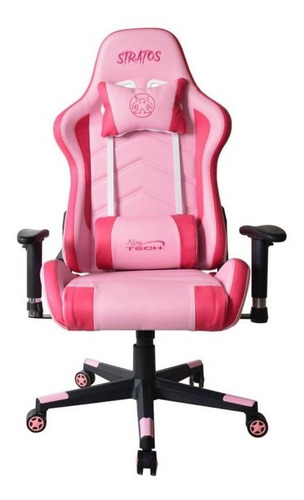 Silla Gamer Njoytech Stratos Rosada