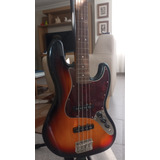 Bajo Usado Squier Jazz Bass 60s Vibe Sunburst (con Estuche)