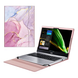 Funda Para Acer Aspire 5 A515-45 Con Diseño Marmoleado Rosa