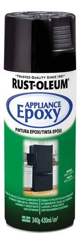 Appliance Epoxy Rust Oleum 340gr Color Negro