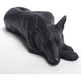 Figurina De Perro Pastor Alemán Negro