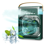 Mini Refrigerador De Ar Ventilador Umidificador Climatizador Cor Verde-escuro 220v