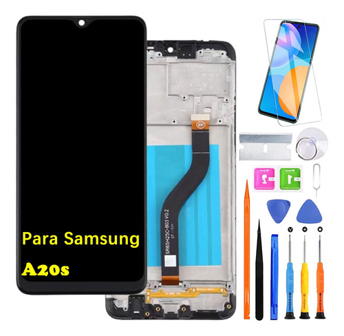 Pantalla Para Samsung A20s A207m A207f Original Con Marco