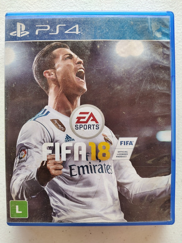 Jogo Fifa 18 Ps4 Game Mídia Física Original Play 4