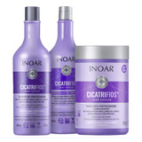 Kit Cicatrifios Loiro Perfeito 3 Produtos 800ml Kit + Máscar