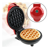 Maquina Waffle Elétrica Compacta Profissional Mini Panqueca