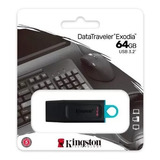 Pendrive Kingston Datatraveler Exodia Dtx/64 64gb 3.2 Gen