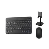 Suporte Dobrável+conjunto De Teclado E Mouse Bluetooth