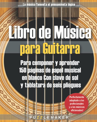 Libro: Libro De Música Para Guitarra: Para Componer Y Aprend