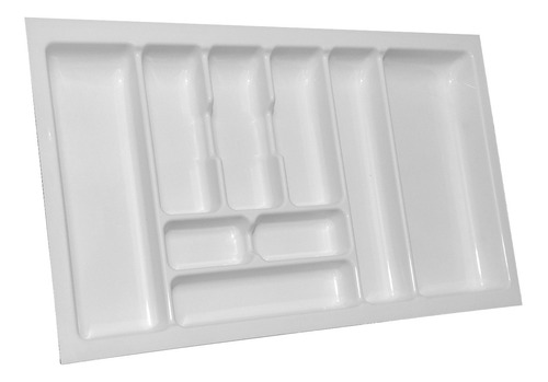 Cubiertero Plástico Blanco Para Cajón Modulo 80 71x47 Cm 