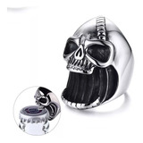 Anillo Calavera Destapador Craneo Abrebotellas Hombre Biker