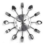 Relógio De Parede Moderno Criativo Talheres De Cozinha Relóg