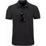 Playera Polo Hombre Slim Manga Corta Casual Táctico Militar