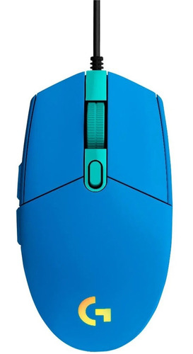 Mouse Gamer Logitech G203 Rgb Lightsync Usb Azul