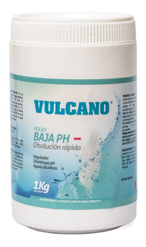 Baja Ph Para Piscinas 1 Kg - Vulcano