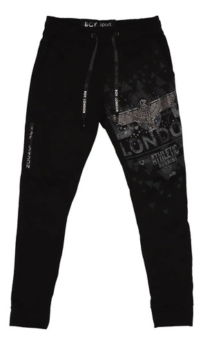 Pants Negro Running Teens Unisex Bolsillo Oculto Boy London | Envío gratis