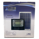 Refletor Solar Led Holofote 400w Placa Bateria Prova Dágua 