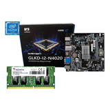 Kit Tarjeta Madre + Procesador Intel + Memoria 4g + Ssd 120g