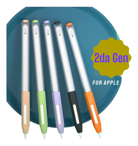 Funda Genérica Silicona Para Apple Pencil 2 Generación