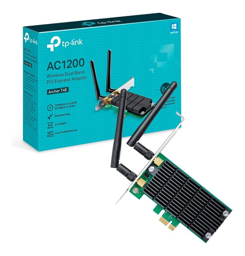 Placa Wifi Red Pci-e Tp-link Archer T4e Ac1200 Dual Band