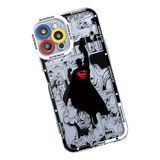 Funda Para iPhone 14 15 11 12 13 Mini Superman Batman Heroes