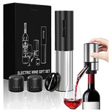 Electric Wine Opener, Wine Gift Set With Rechargeable