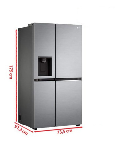 Refrigerador Side By Side LG 02 Portas 611l Aço Escovado