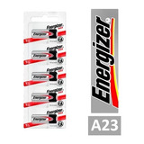 Pack 5 Pila A23 Energizer Alcalina Batería 12v 23a Tira 5 Un