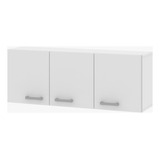 Alacena De Pared 1.20 Mts Mueble De Cocina Blanco Melamina