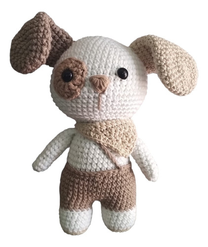 Muñeco De Apego Perrito Amigurumi Artesanal Crochet