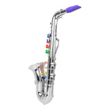 Juguete De Saxofón De Plástico Para Niños Mini Saxofón Sax N