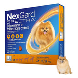 Nexgard Spectra Antipulgas Para Cães De 2 A 3,5kg 1 Tablet