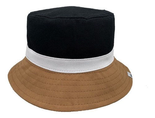 Sombrero Bucket Piluso Tricolor Algodón Unisex High Quality