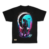 Camiseta Masculino Astronauta Desbravador Moon Psy