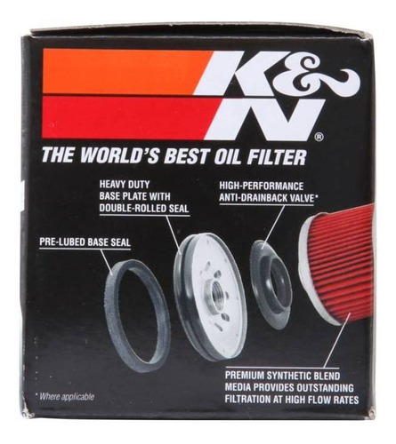 Filtro D Aceite K \u0026 N Moto Yamaha Sr10xs Sr Viper Foto 7