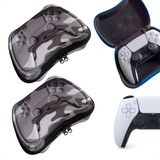 Kit 2 Cases P/ Controle Sony Playstation Ps5 