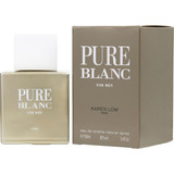 Perfume Karen Low Pure Blanc Edt Spray Para Homens 100ml