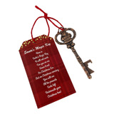 Santa's Magic Key Para Casa Sin Adorno De Chimenea, Santa Ke