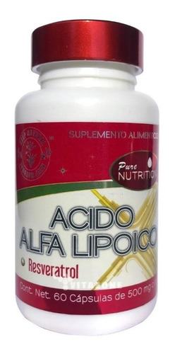 Ácido Alfa Lipoico 500 Mg 60 Cápsulas Keep Natural